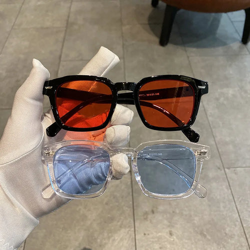 2026 New Unisex Vintage Rectangle Sunglasses Fashion Design Retro Sun Glasses Female Lady Eyeglass Cat Eye Casual Goggles UV400