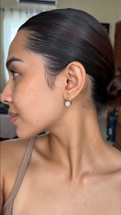 Zircon Geometric Earrings